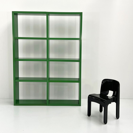 Image 1 of Libreria modulare Dodona 300 verde di Ernesto Gismondi per Artemide, anni '70