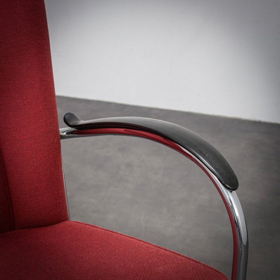 Image 1 of Fauteuil lounge Bauhaus modèle AA par W.H. Gispen pour Dutch Originals, années 1990