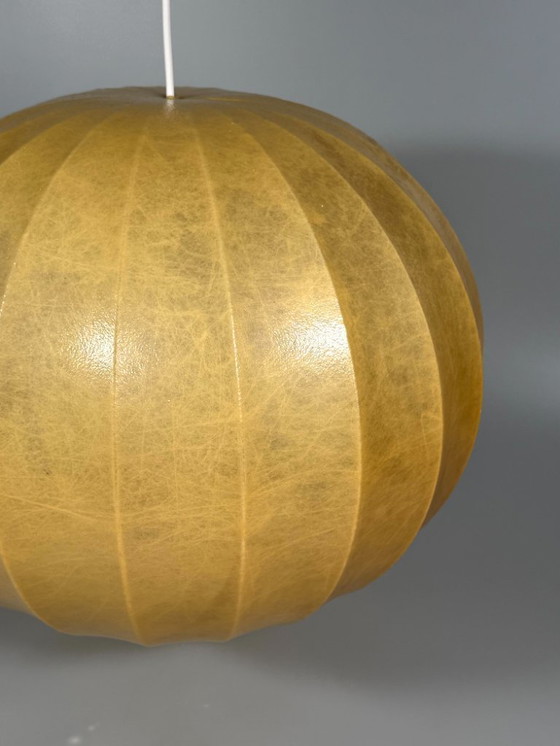 Image 1 of Lampada da soffitto anni '60/'70, lampada a globo "Moon", Goldkant Leuchten Cocoon Design