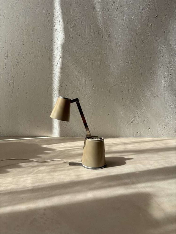 Image 1 of Lampe à poser Hala Lampette beige vintage 1970