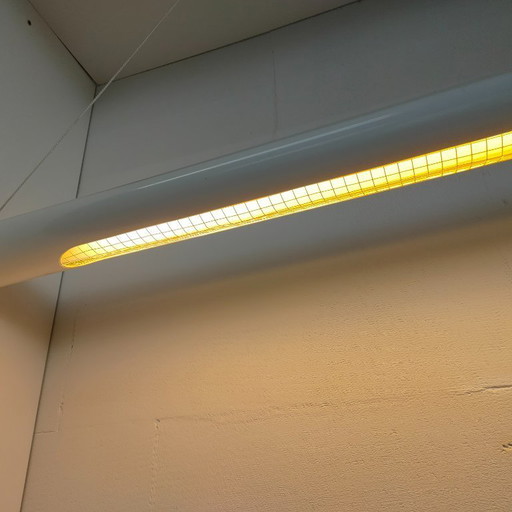 Lampada a tubo fluorescente vintage larga/lunga (bianca, anni '70/80)