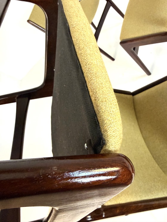 Image 1 of 4 chaises de salle à manger restaurées, modèle 89, Erik Buch '60