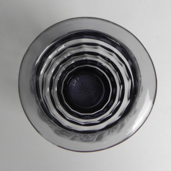 Image 1 of Art Deco vase with twisted vertical bands, Doyen style, 1930s