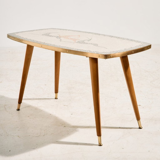 Mesa de centro con tablero de mosaico MK11534 – salontafels, Ceramic