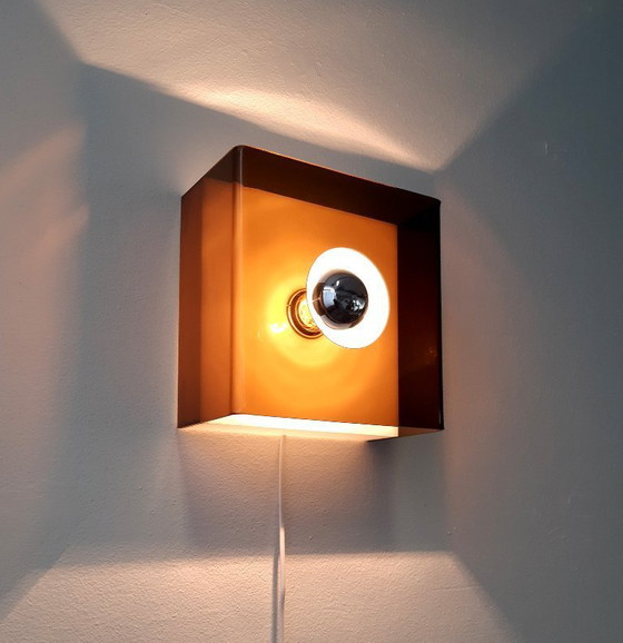 Image 1 of Plexiglass space age ceiling lamp/wall lamp, 70s lamp, Space age lamp