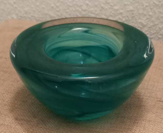 Image 1 of Kosta Boda Teelicht grün Atoll 