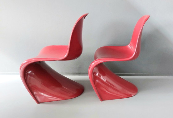 Image 1 of Set Verner Panton S Chairs 1st edition Herman Miller 1968