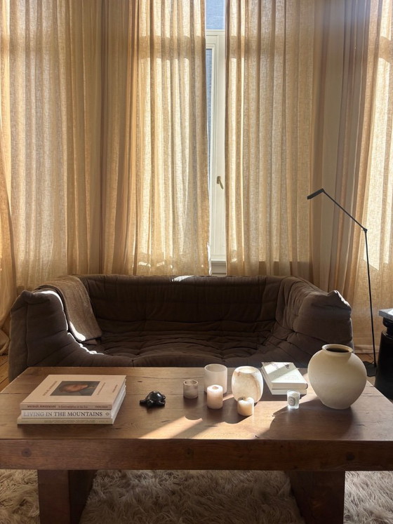 Medium Togo Sofa By Michel Ducaroy For Ligne Roset, 2000s – Textile (photo 6 of 8)