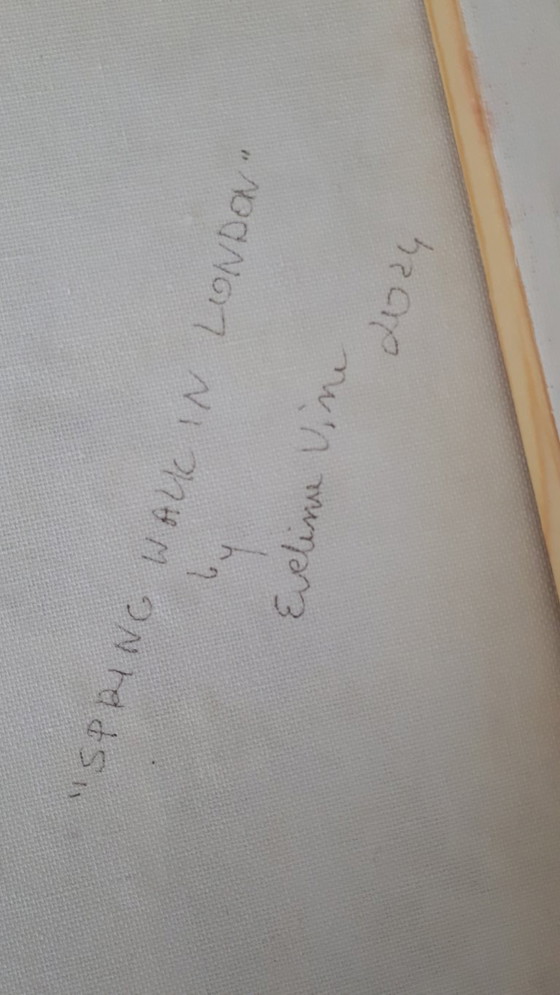 Image 1 of Evelina VINE - Spring Walk in London - Artist's painting