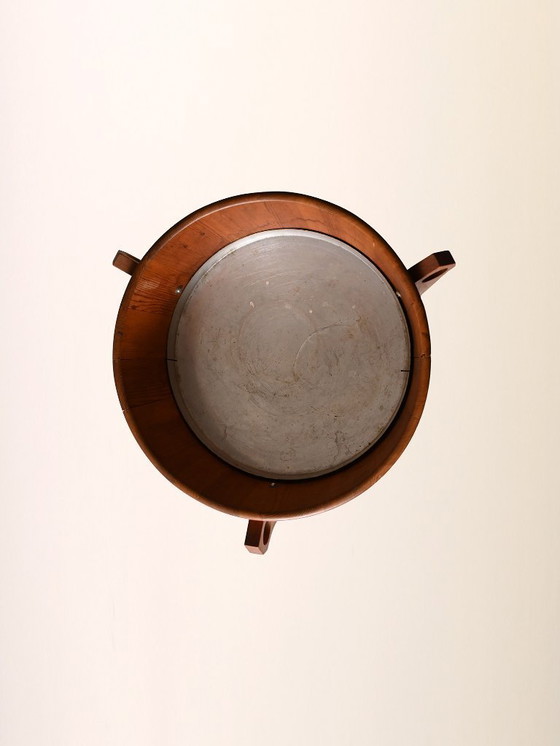 Image 1 of 1960s Scandinavian Teak Planter with Metal Insert