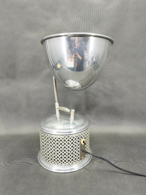 Lampe solaire médicale industrielle Bauhaus, lampe de table, Tchécoslovaquie des années 1930