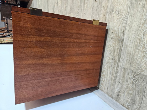 Cassettiera Vintage in Teak, anni '60 – Cassettiere, Brass, Scandinavian (photo 13 of 27)