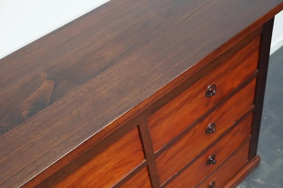 Image 1 of English mahogany chest of drawers / chest of drawers, 1930s