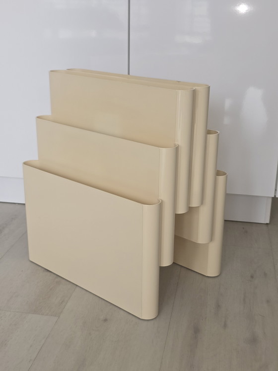 Vintage Kartell 4675 Lectuurbak – Giotto Stoppino (6-vaks) – Topstaat! – Tijdschriftenrek, Plastic (photo 12 of 12)
