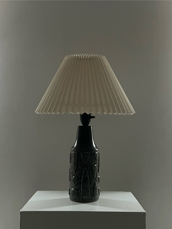 Vintage ceramic table lamp – Joghus Keramik, Bornholm – Scandinavian (photo 10 of 14)
