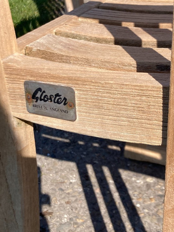 Image 1 of Juego de 4 sillas de jardín clásicas Gloster