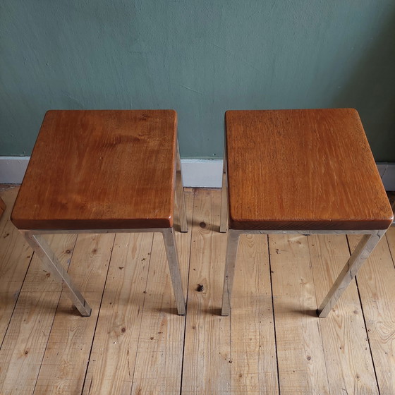 Image 1 of Set of 2 vintage side tables