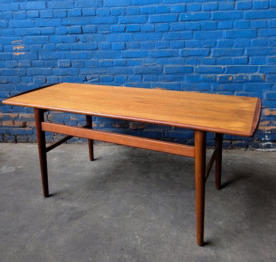 Image 1 of Tavolino da caffè vintage in teak, Danimarca, anni '60