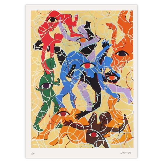 Image 1 of Gérard FROMANGER Vita quotidiana nel pomeriggio Serigrafia firmata 1984