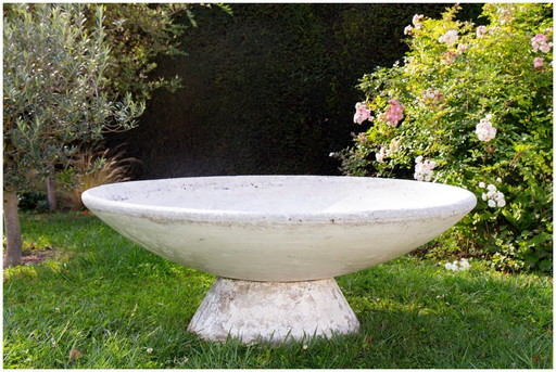 Vasque orientable René Pechère pour Eternit 1950-60 