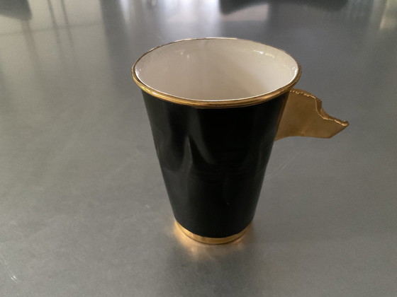 Image 1 of 2x rare "crease cups" black and gold