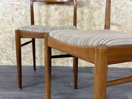 Image 1 of 2x 60s 70s Chair Dining Chair Mid - Century Danish Modern Design