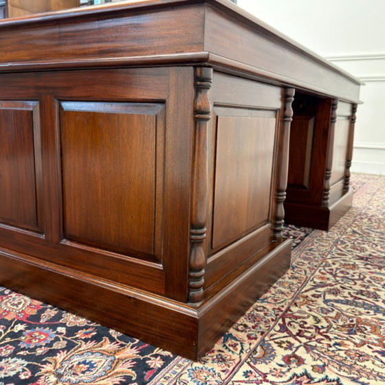 Grande Scrivania Classica Inglese – Scrivanie, Leather, Wood (photo 7 of 21)