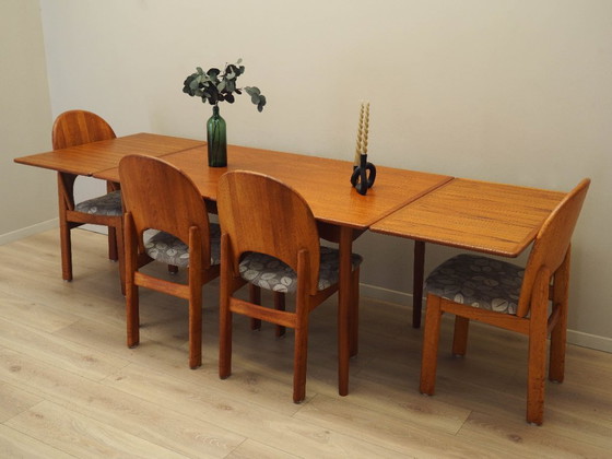 Image 1 of Teakholztisch, dänisches Design, 1970er Jahre, hergestellt in Dänemark
