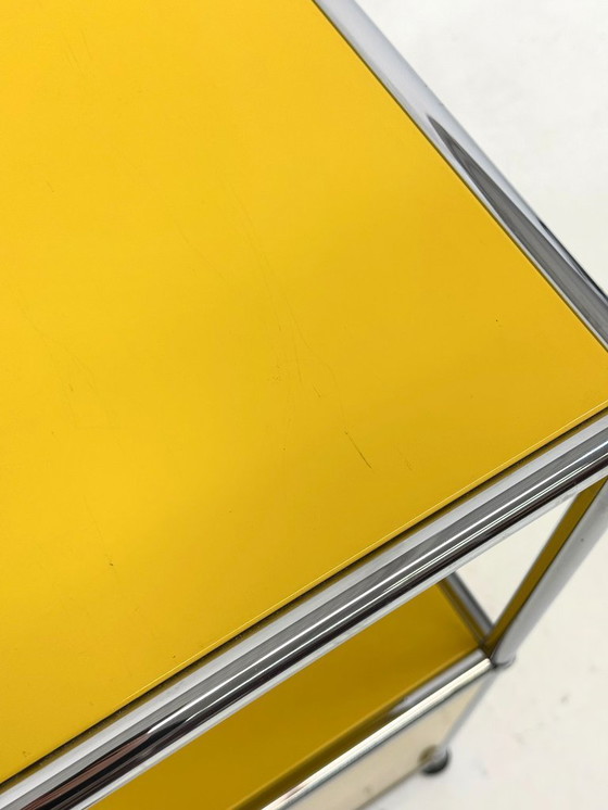 Image 1 of USM Haller cabinet in yellow
