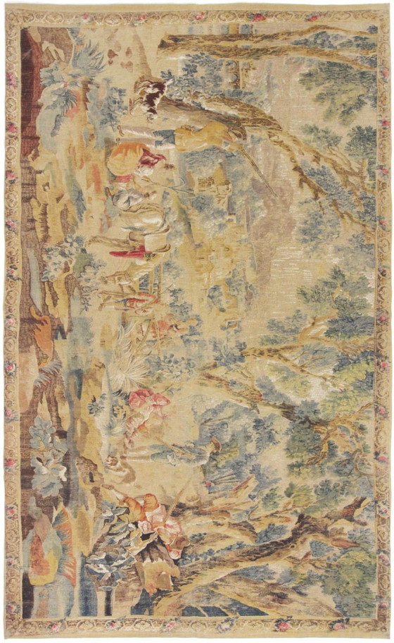 Image 1 of Arazzo vintage - Motivi di stampa di foreste romantiche di Artis Flora Art 235x145 cm