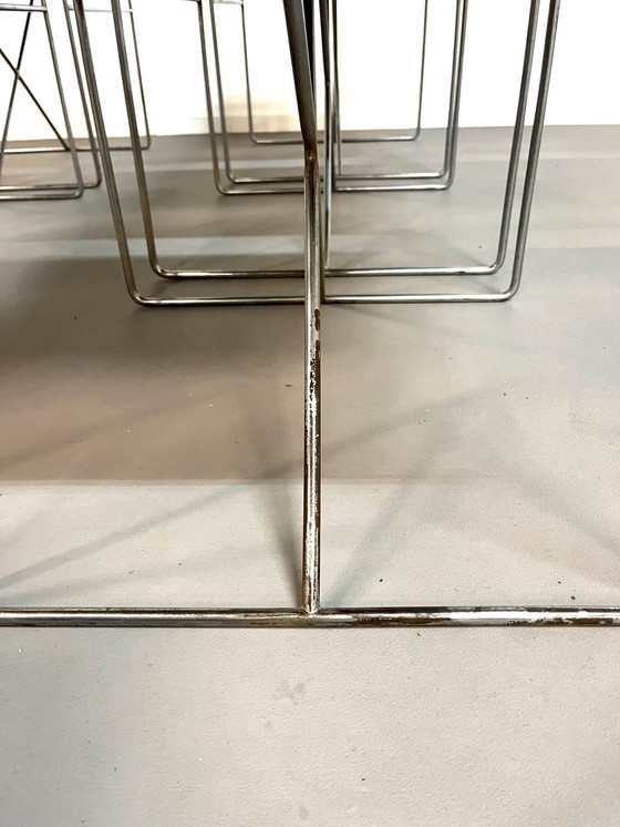 Image 1 of Zeldzame set eetkamerstoelen van Alfred Hendrickx voor Belform 1960s