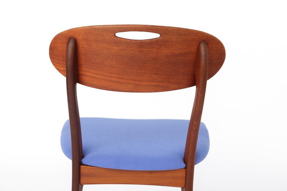 Image 1 of Vintage Teak Dining Chair by Svend A. Madsen for K. Knudsen & Søn, Denmark 1960s – Scandinavian Mid Century Chair, Newly Upholst