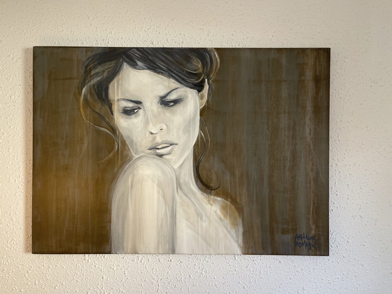 Image 1 of Prachtig olieverfschilderij (100x70cm) Arthur Remmig in