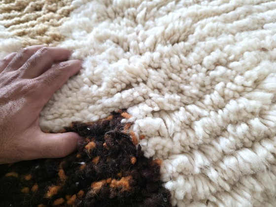 Alfombra tradicional hecha a mano de pura lana de 1,5/2,5 m – Aime Té, Wool (photo 4 of 7)
