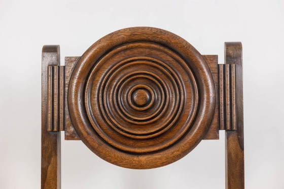 Image 1 of Étienne Kohlmann. Set aus 6 Stühlen im modernistischen Stil. 1960er Jahre.