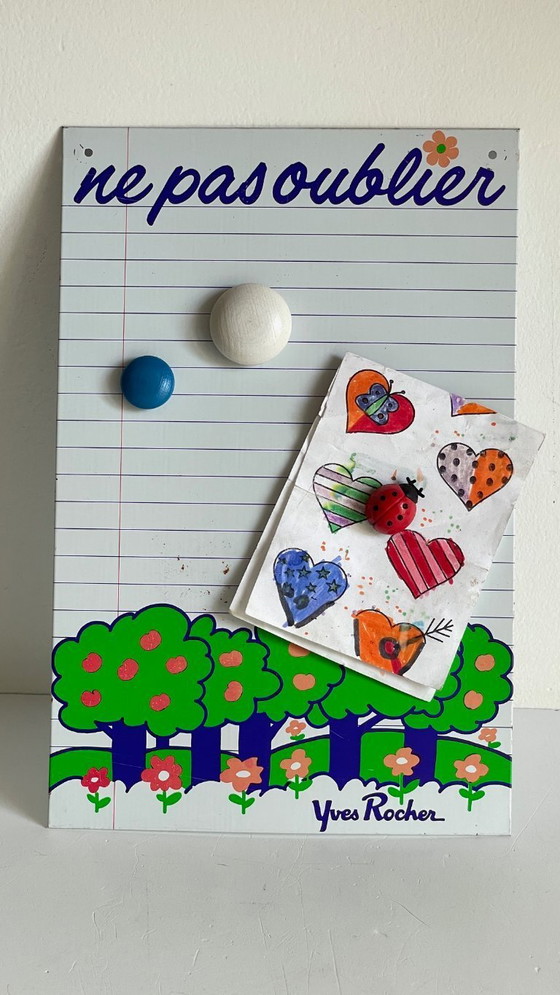 Image 1 of Yves Rocher Vintage Metalen Herinneringsblok