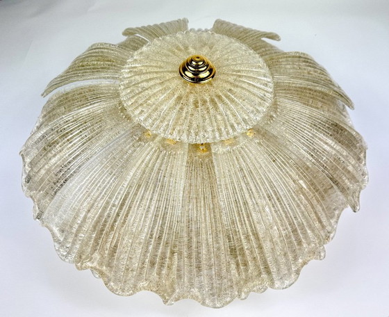 Plafoniera vintage Barovier e Toso, Barovier & Toso, Plafoniere, Ottone, Dorato (foto 2 di 15)
