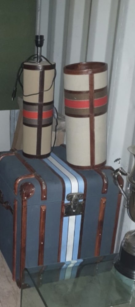 Image 1 of Eichholtz Lamp With Shade And Umbrella Stand