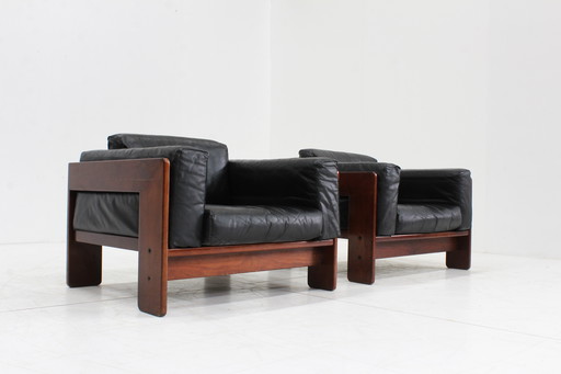 Vintage Knoll Bastiano Fauteuils door Tobia Scarpa set van 2