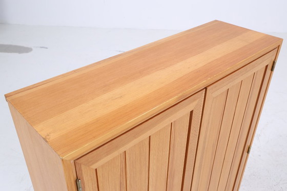 Image 1 of Vintage grenenhouten schoenenkast Ladekast Retro schoenenkast hal hout opslag #04-68