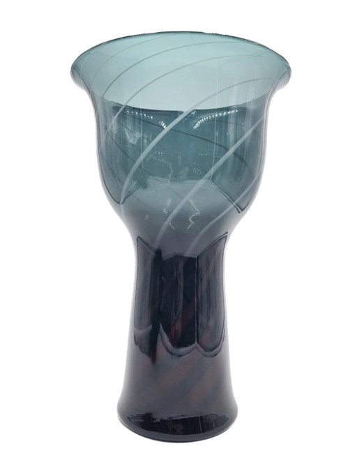 Vase en Verre de Murano par Owe Thorsen et Brigitta Karlsson pour Venini, années 70