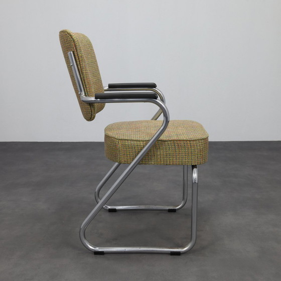 Image 1 of Tubular Frame Arm Chair by Fana, 1960s