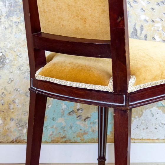 Image 1 of Set di sedie laterali in stile Luigi XVI spagnolo, anni &#39;40