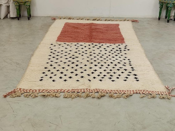 Image 1 of Authentiek handgeweven Beni Ouraine tapijt, 150/250 cm
