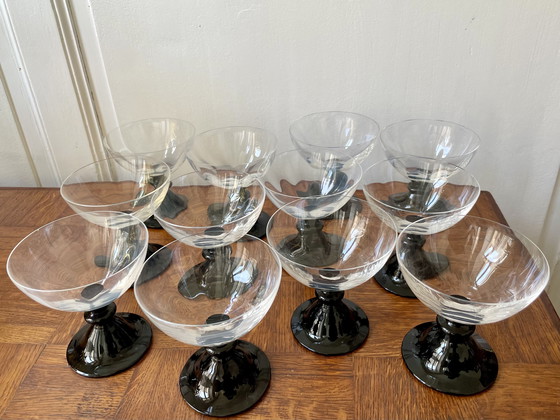 Image 1 of Set di 12 tazze da dessert retrò