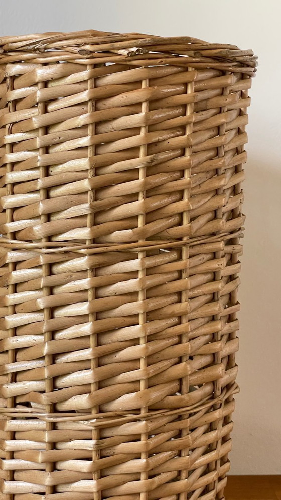 Image 1 of Vintage rotan paraplustandaard