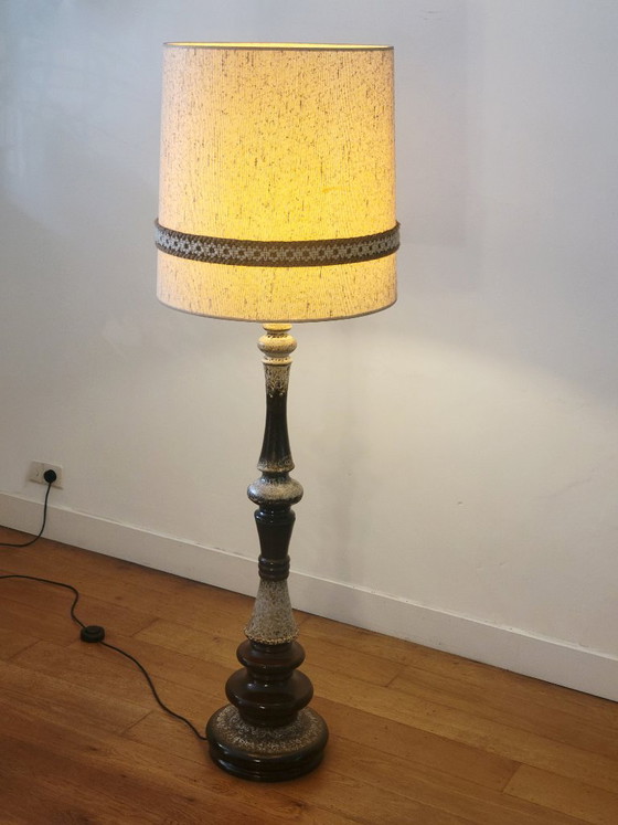 XL keramieken vloerlamp, West Germany, 1960 – Vloerlampen, Ceramic (photo 9 of 9)