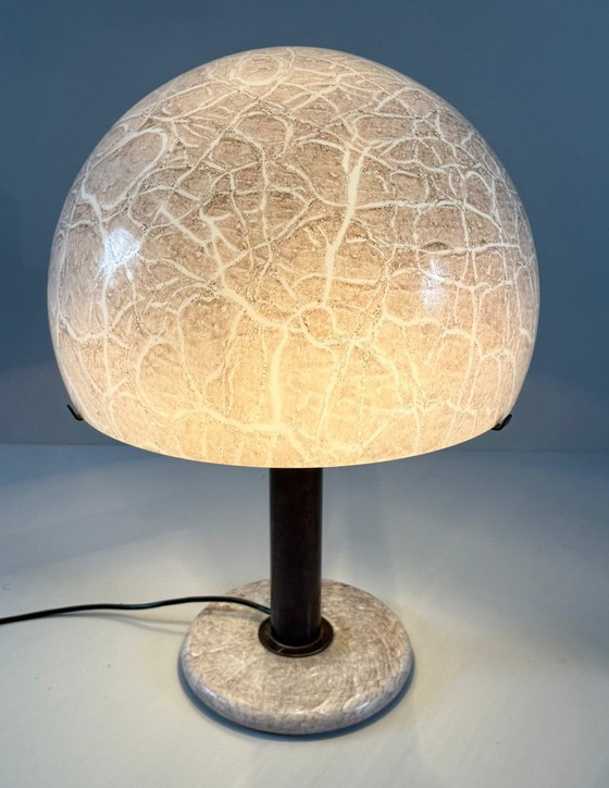 Image 1 of Lampe de table/champignon de Ludovico Diaz de Santillana pour Venini, modèle : 832, Italie, années 1960, exemplaire rare