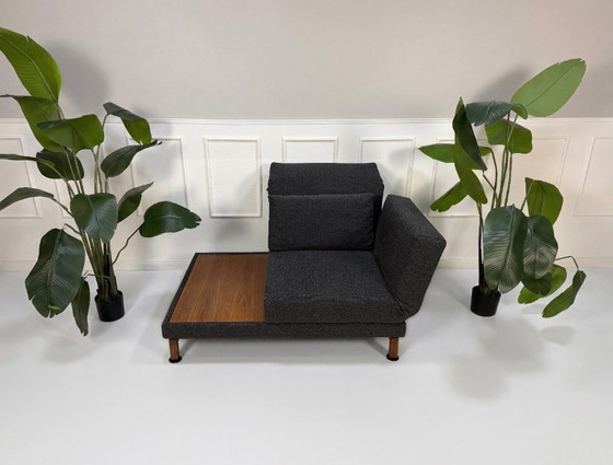 Image 1 of Brühl Moule stoffen fauteuil in grijs, showroommodel