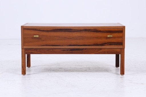 Vintage chest of drawers | Mid - Century drawer cabinet | Retro 60s rosewood storage #07-46